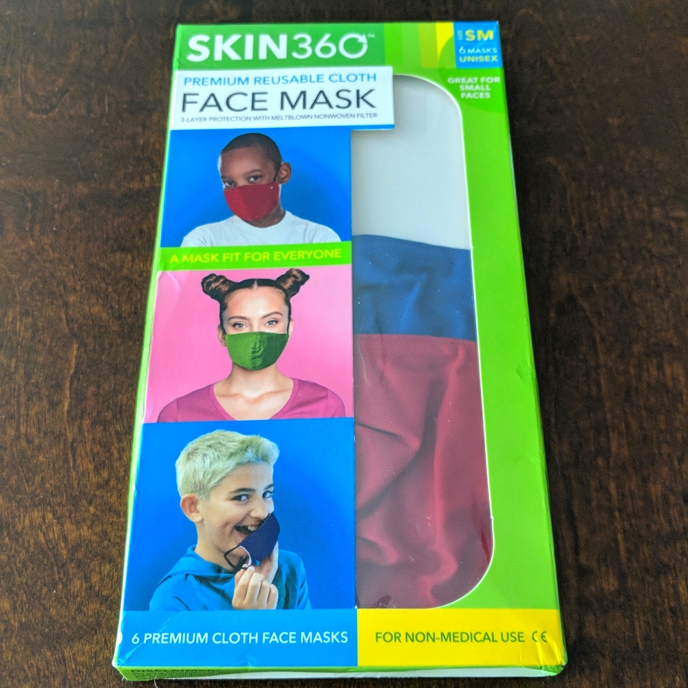 2 Skin 360 unisex mask size sm